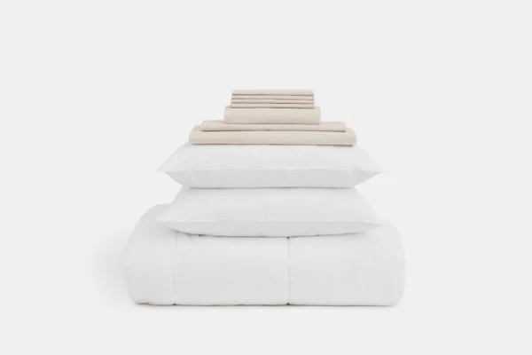 Cotton Percale Complete Bedding Set
