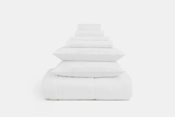 Cotton Percale Complete Bedding Set