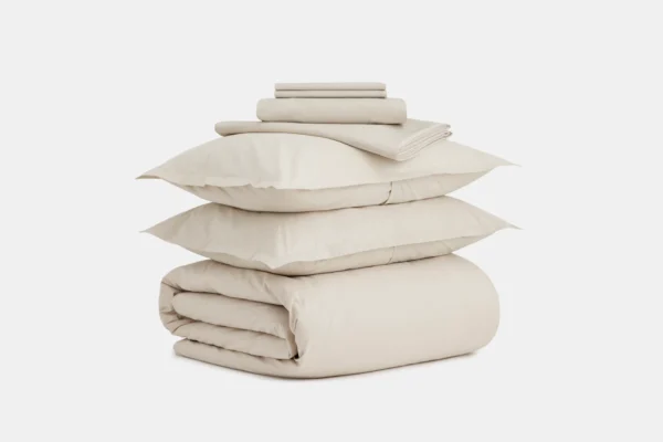 Cotton Percale Foundational Bedding Set